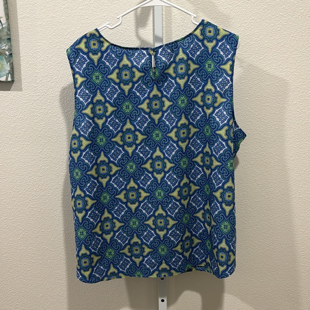 Talbots Pattern Tank 22W - Picture 4 of 4